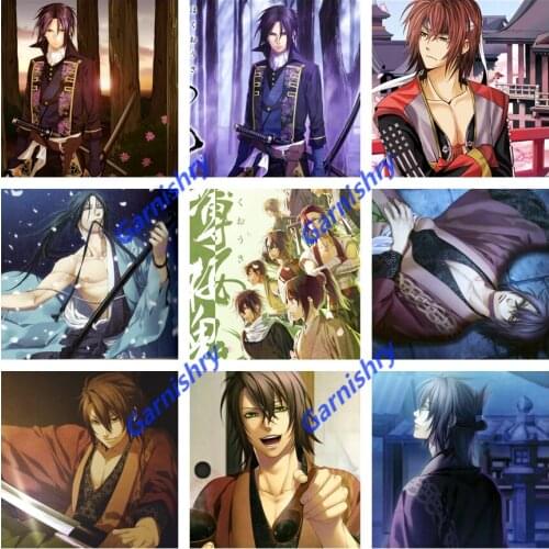 Square Round Drill Diy Diamond Painting Anime Hakuouki Cross Stitch Kits 5D Diamond Mosaic Embroidery Art Home Decor