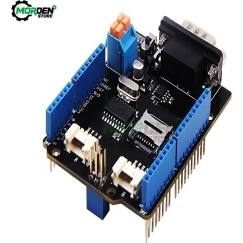 AN-BUS Shield V2 Controller Board Transceiver Module Adopt CAN-BUS Shield V2 adopts MCP2515 and MCP2551 for Arduino Dropship