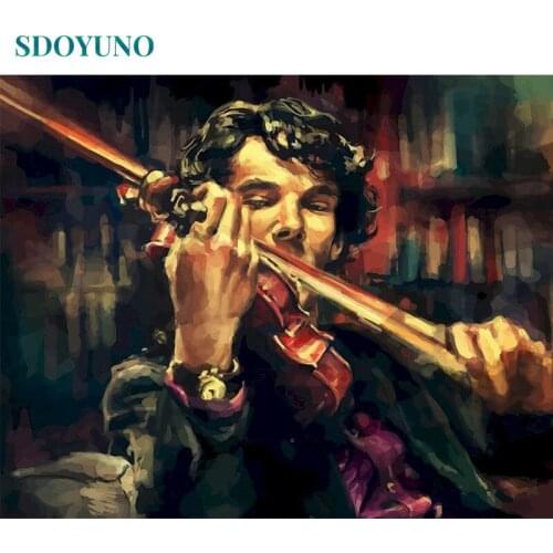 SDOYUNO Acrylic Paint By Numbers DIY Frameless 60x75cm Figure Painting For Oil Painting By Numbers On Canvas Home Decor