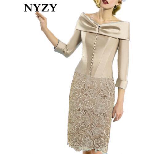 NYZY Womens Satin Dresses