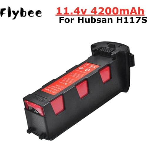 Upgrade 11.4v 4200mAh Battery for Hubsan H117S Zino GPS RC Spare Part 11.4V Rechargeable Battery For RC FPV Racing Camera Drones