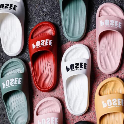 Posee Summer Slippers Woman lady fashion soft sole Platform Outdoor slippers Flat Beach Slides slippers Sandals 4602