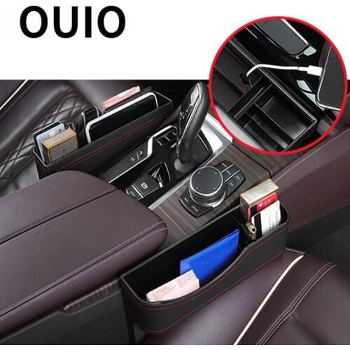 Universal Car Seat Crevice Gap Storage Box Pocket Organizer for BMW E46 E90 E60 E39 E36 F30 F10 F20 X5 E70 E53 M G30 E91 E34 F31