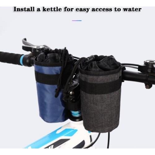 Cycling Bottle Bag Bicycle Handlebar Insulated Drink Water Kettle Cooler Pack Holder Carrier 750ml Hot