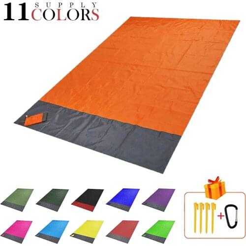 Waterproof Camping Mat Beach Blanket Outdoor Portable Lightweight Mattress Picknic Blanket Tourism Ground Carpet Folding Tent