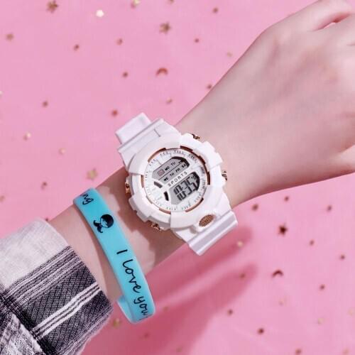 Digital Watches For Women Luxury Sports Ladies Watch Led Display Electronic Wrist Watch Children Gifts For Womens Reloj Mujer