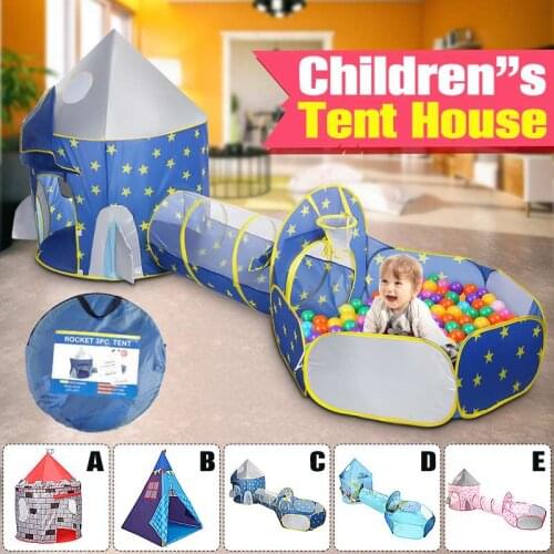 Kids Tent Ball Pool Balls Portable Baby Playground Playpen Children Large Pit with Tunnel Baby Park Camping Pool Room Decor Gift