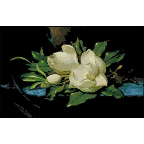 Elegant Tulip Vase patterns Counted Cross Stitch 11CT 14CT DIY wholesale Chinese Cross Stitch Kits Embroidery Needlework Sets