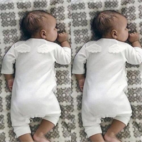 2019 Best-Selling Newborn Infant Baby Girls Boys Wing Romper Fashion Jumpsuit Outfit Summer Clothes 0-24M