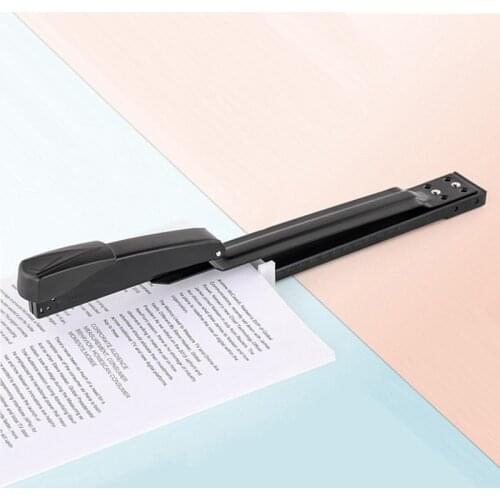 Metal Long Arm Stapler Heavy-Duty Long Reach Stapling A3/A4 24/6 23/8 Staples Paper Stapler Machine Office Bookbinding Supplies