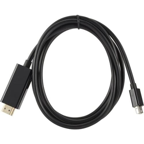 Mini Dp To Hdmi Cable Minidp To Hdmi 1.8 M Dp Line Minidisplayport 20pin Interface Perfect Lossless Signal Plug And Play
