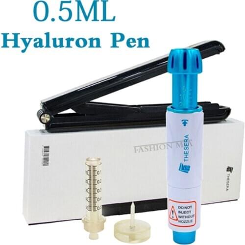 NonInvasive injection pen 0.5ml No-Needle Disposable Atomizer Hyaluronic gun High Pressure For Face care Remove Wrinkles Lifting