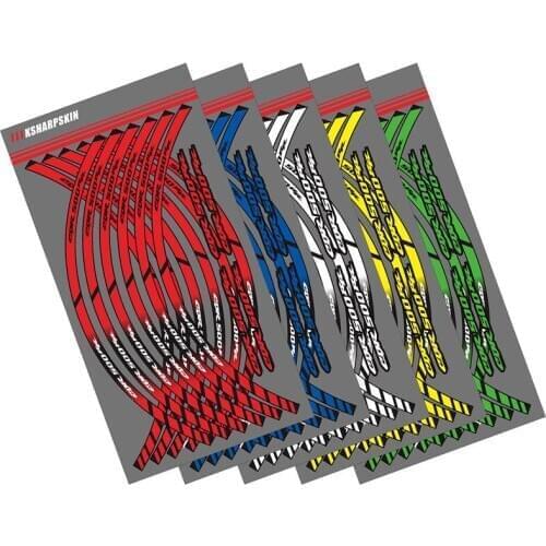 New motorcycle rim reflective rim sticker decorative inner rim decal 12 stripe for HONDA CBR500RR cbr 500rr CBR 500RR