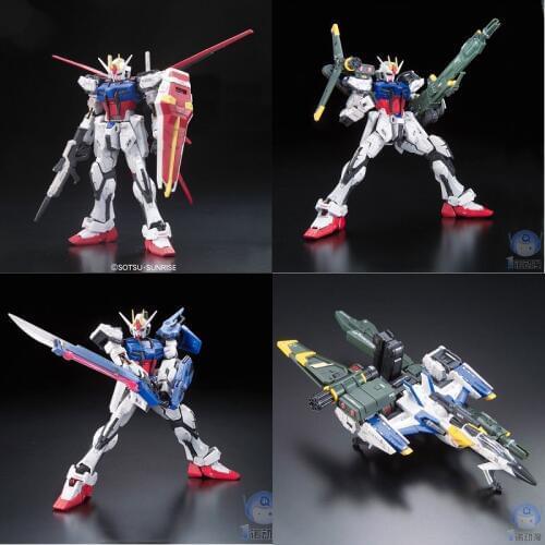 Original Gundam RG 1/144 Model STRIKE GUNDAM SEED & SKYGRASPER WEAPONS SET KIRA YAMATO Mobile Suit Kids Toys