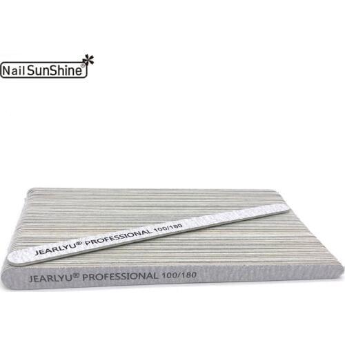 50 pcs/lot Professional Nail File 100/180 Buffer Polishing Block Sanding Nail Art Manicure Nail Tools buffer Limas blok polerski