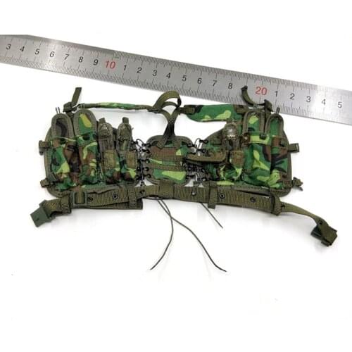 For Sale 1/6th FLAGSET 73027 The Spirit of the Army Soldier Combat Chest Hang Bag Tools Model For Mostly 12inch Doll Soldier
