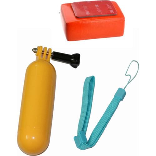 Handheld Bobber Monopod + Floating Box + 3M Adhesive + Screw for Gopro Hero 8/7/6/5/4/3/3+/2/1 SJCAM