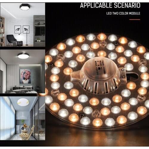 AC220V LED Ceiling Light Source Indoor Module Source 12W 18W 24W 36W White Replaceable Super Bright Indoor Light