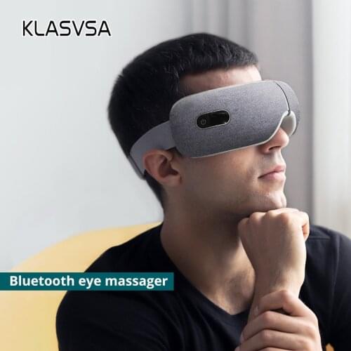 Smart Eye Massager Airbag Vibration Hot Compress Bluetooth Promote Blood Circulation Relieve Eye Fatigue Massage Relaxtion
