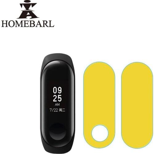 HOMEBARL New Screen Protector Sticker Films For Xiaomi Mi Band 3 Band3 Miband3 Full Cover HD Anti-scratch Protective Film Guard