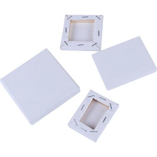 1Pc Mini Stretched Artists Canvas Art Drawing Board Blank Canvas Painting Acrylic Oil Paint DIY Craft Supply