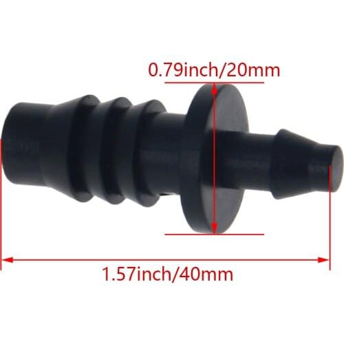 10/20/30Pcs Capillary Connectors Plastic Plunger 8/12 to 4/7 Capillary Reducing Through Overall Diameter 20mm Hardware
