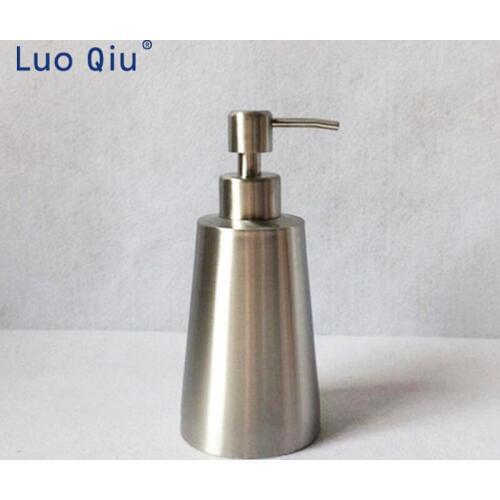 350ML Stainless Steel Soap Dispenser Kitchen Sink Faucet Bathroom Shampoo Box Soap Container Deck Mounted Detergent Bottle