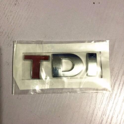1pc TDI 3D Badge Emblem Decal Auto Sticker for Volkswagen vw POLO Golf 7 Tiguan JETTA PASSAT b5 b6 MK4 MK5 MK6 MK7 car styling