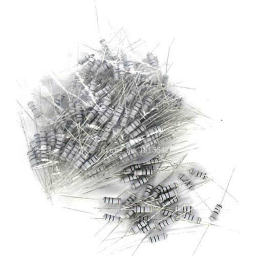 100PCS 1W 470 ohm 5% resistor 1W 470R ohm Carbon Film Resistor +/- 5% 1W color ring resistance