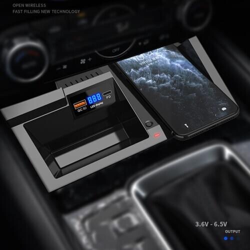 Wireless Charging Panel Fast Charging Charge Pad Quick charge charging board USB For Mazda CX-5 2017 2018 2019 2020 High Quality