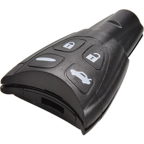 1PCS Key Case For Car Key Shell For SAAB 93 95 9-3 9-5 WF Replacement Keyless Entry 4 Button Remote Key Shell Top Quality