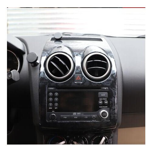Black Wood Air Outlet Steerng Wheel Window Door Handle Gear Decorated Frame For Nissan Qashqai 2008 09 1011 121314 15 CAA332A