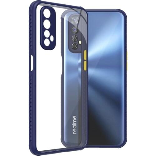 For Realme 7 Wheel Phone Case Soft Shock Fine Hole Slim Tire Texture Cover For Realme 7 CASE Wheels Plain Rubberized Not 5G Case