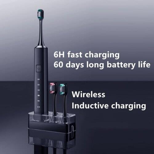 Smart Sonic Electric Toothbrush Rechargeable Mens and Womens Full-Automatic Waterproof Drop-Resistant Soft Brush Adult Couple