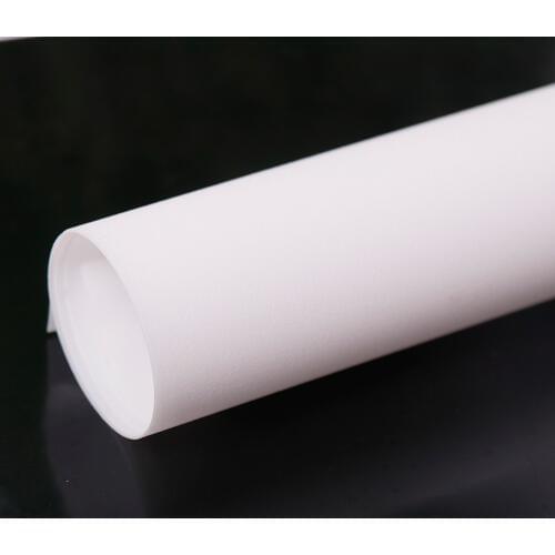 HOHOFILM 122cmx300cm White Window Film Glass Foil With Glue Tinted Privacy Film Home Glass Sticker PET 48''x118