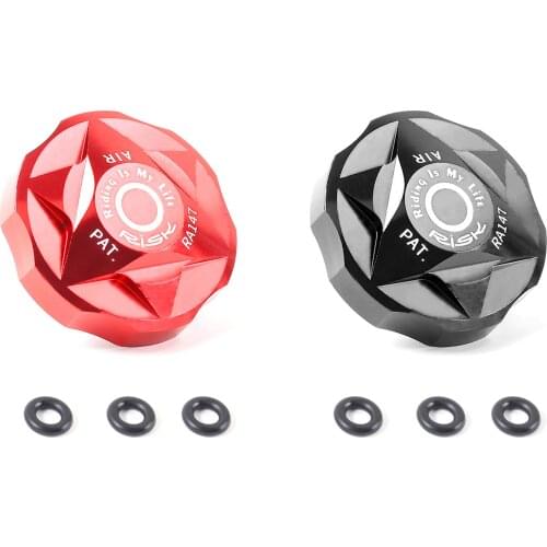 Aluminum Alloy Bicycle Front Fork Air Chamber Cover Air Gas Valve Cover MTB Road Bike Fork Cap Protector Bike Accessories