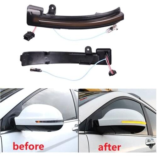 Lofty Richy 1pair For Great Wall Hover Haval H6 Rear View Rearview Mirror with Flowing Dynamic LED Turn Signal Light Lamp