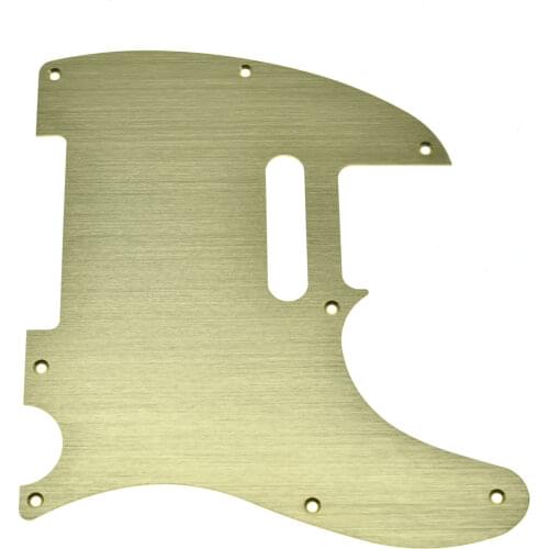 KAISH 8 Hole Tele Metal Guitar Pickguard Aluminum Scrach Plate for USA/Mexican Fender Telecaster