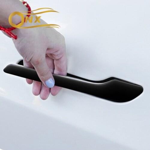 For Tesla Model3 Car door handle sticker modified patch anti-scratch anti-wear appearance protection Accessories car accessories