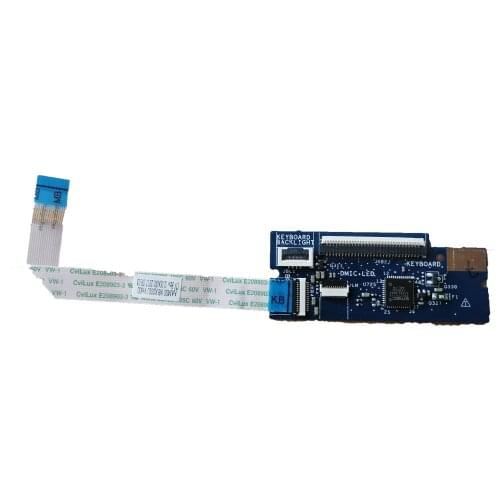 Original For Dell XPS 15 9550 9560 M5510 M5520 Keyboard Connector Board With Cable NBX0001VH00 LS-E332P
