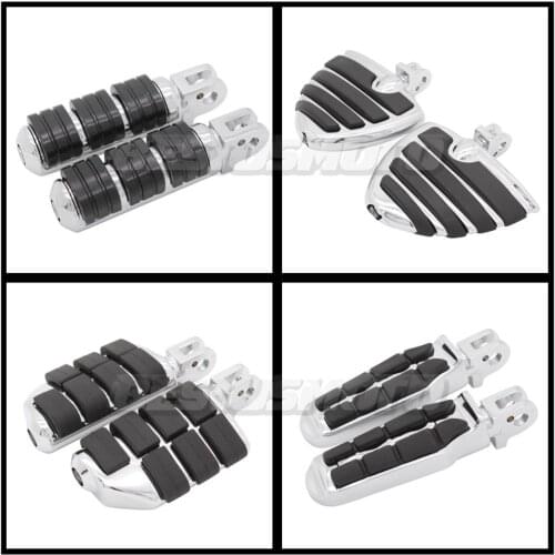 Front & Rear Motorcycle Foot Pegs Footrests For Triumph Thunderbird Sport Bonneville SE T100 America Floorboards Footboards