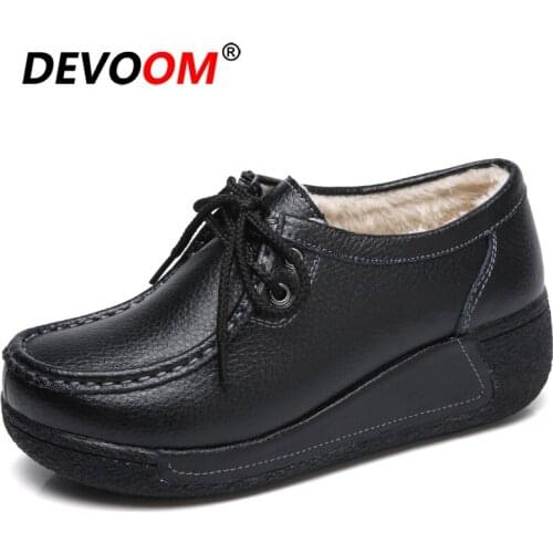 New Wide Fit Shoes Woman Moccasin Shoes Women Leather Footwear Shoes Women Instappers Dames Luxury Brand Soulier Femme 41