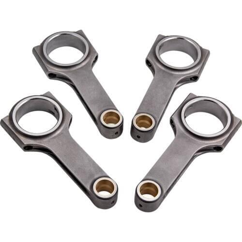 4x 143MM Conrods Connecting Rod Rods For Peugeot 405 I 309 II Citroen BX 1.9 GTI 16V XU9J4 Pleuel for 405 I 309 II GTI 16V
