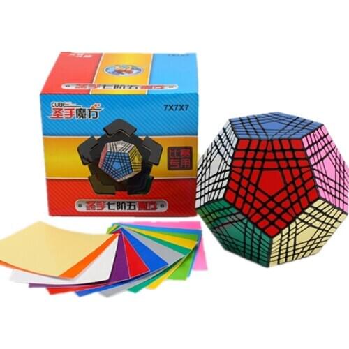 Shengshou Teraminx Cube 7x7 Megaminxeds Magic Cube 7Layers Professional Cubes Puzzle Toys For Children Kids Gift Toy
