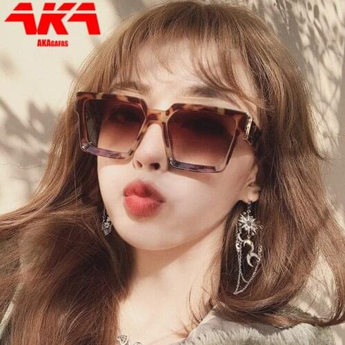AKAgafas Retro Sunglasses Women Square Brand Sunglasses Women Mirror 2021 Luxury Sun Glasses Men Eyewear Oculos De Sol Feminino