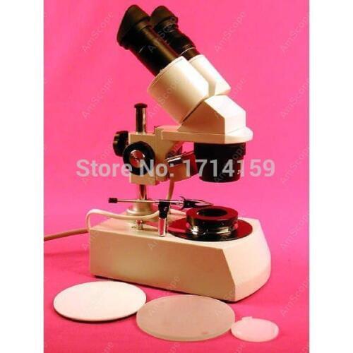 Gem Stereo Microscope gem/jewelry-AmScope Supplies Gem Stereo Microscope 10X-30X SE305-P-DK