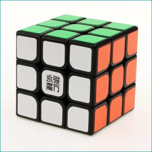 YJ 3x3 Magic Cube YJ8304 yulong Transparent Speed Cube Magic Cube Puzzle Toys for Children Cubo Magico