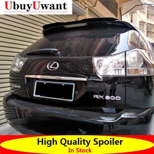 Rear Roof Lip Spoiler For Lexus Rx Rx300 Rx350 2007-2011 Hatchback Spoiler ABS Plastic Gloosy Black Car Tail Wing Decoration
