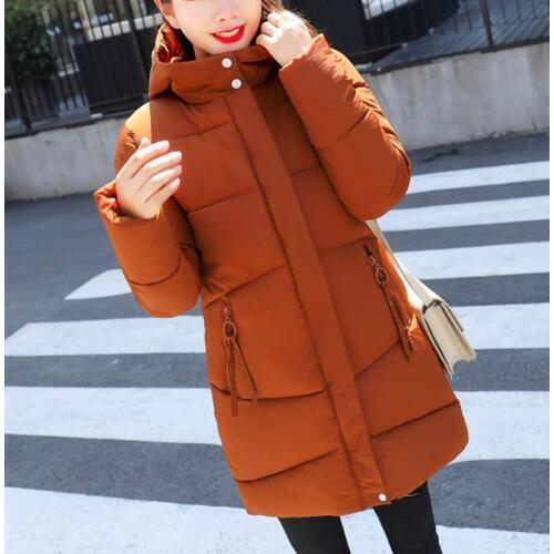Womens cotton coats Large size 2019 new loose long hooded outwear bread outdoor warm jacket autumn winter tops parkas overcoat