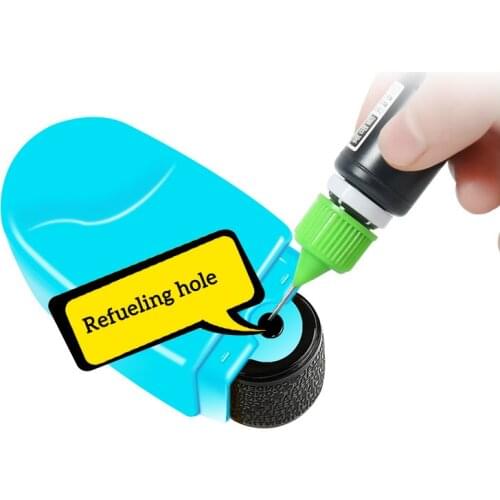 1pc/3pcs/set Refill Ink Black Ink for Identity Guard Theft Protection Roller Stamp Photosensitive Stamp Refilling Ink
